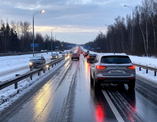 Трасса Пермь-Екатеринбург парализована из-за непогоды