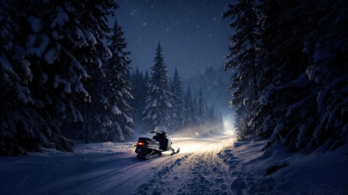 Пятеро туристов потерялись на снегоходах в горах Красновишерского округа